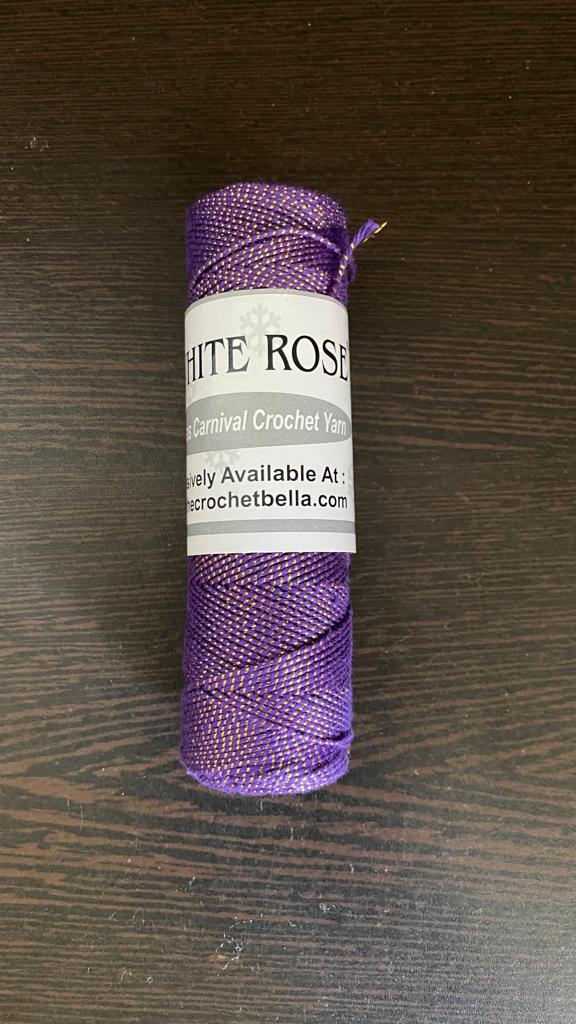 Gold/Silver 4ply crochet craft thread